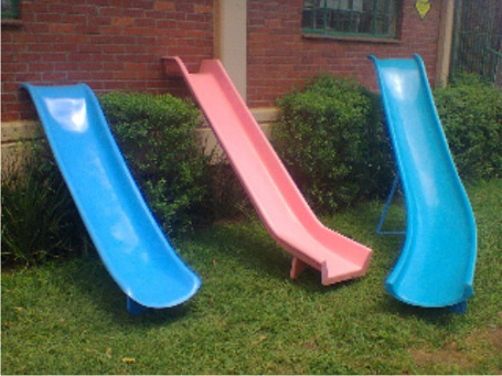 small fibreglass pool slides